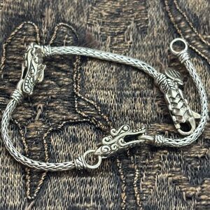 John Hardy Naga Silver Dragon Bracelet